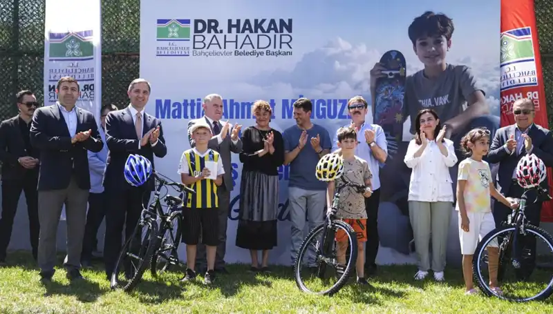 Bahçelievler’de Gençler İçin Yenilik: Mattia Ahmet Minguzzi Skate Parkı Açıldı