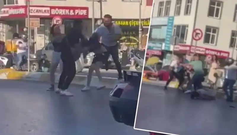 Esenyurt'ta Dehşet Anları: Motosikletli Kadınlara Saldırı!