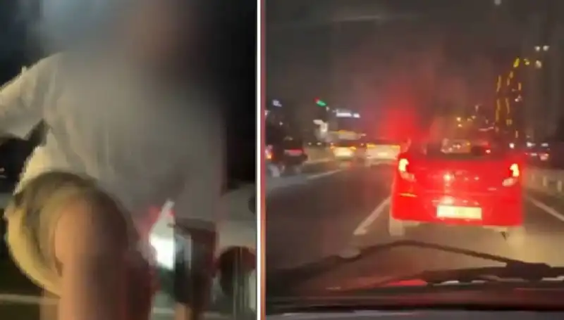 Trafik Magandalarının Tehlikeli Oyunları Kameralara Yansıdı