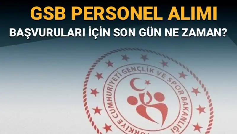 Gençlik ve Spor Bakanlığı'ndan Yeni Personel Alımı: Başvuru Süreci Ne Zaman Sona Eriyor?